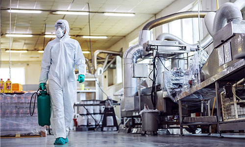 Industrial and factory cleaning
